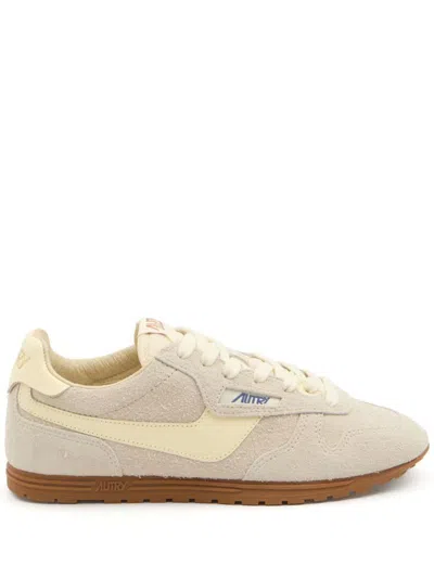 Autry Suede Sneakers In Sand