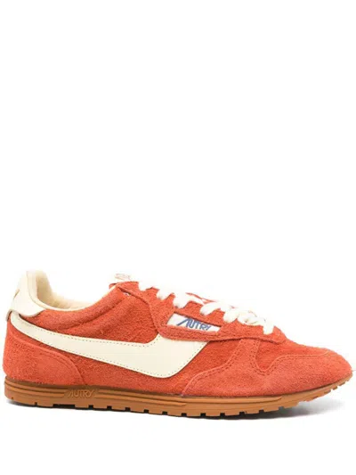 Autry Suede Sneakers In Red