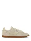Autry Suede Sneakers With Contrasting Rubber Sole In White