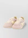 Autry Suede Sneakers With Round Toe And Imperfections