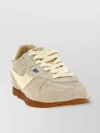 Autry 'windspin Low' Grey Sneaker With Logo On The Side And On The Heel