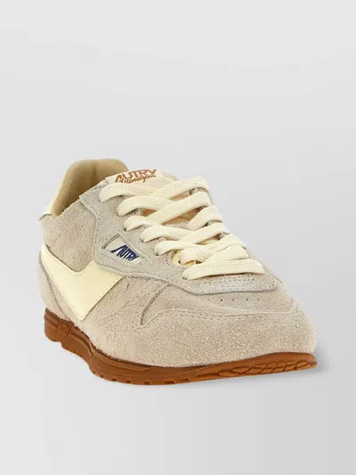 AUTRY 'SUEDE WHIRLWIND RUBBER SOLE SNEAKERS'