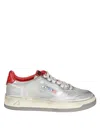 Autry Sup Vint Low Lam Suede In Silver