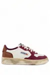 Autry Medalist Low Super Vintage Sneakers In Brown