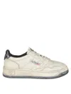 Autry Sup Vint Low Leat Padded Sneakers In Multi