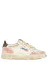 Autry Sup Vint Low Leat Suede In Multi