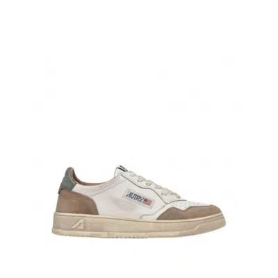 Autry Sup Vint Low Man In Bianca Beige Verde