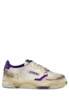 Autry Sneakers Super Vintage Low In Bianco
