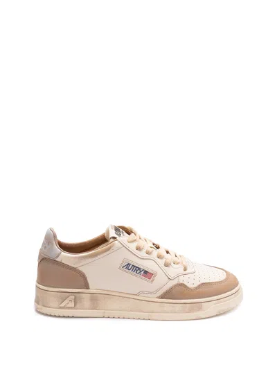 Autry `sup Vint` Low-top Sneakers In Brown