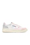 Autry Sup Vint Low-top Sneakers With Smooth In White