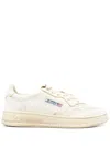 Autry Timeless Retro Sneakers With Perforated Silhouette In White