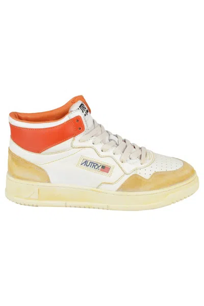 Autry Sup Vint Mid Mad High-top Sneakers In Multicolor