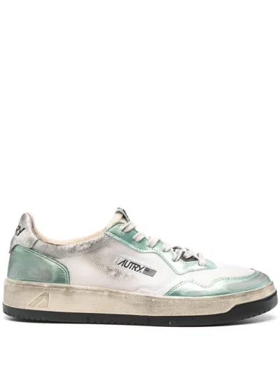 Autry Sup Vint Sneakers In White