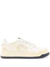 Autry Low-top Sneakers With Distressed Finish And Perforated Detailing In White