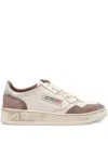 Autry Super Vintage Low Sneakers In Burn And Silver In Multi