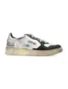 Autry Sup Vint Low Vintage-inspired Low-top Sneakers In Multi