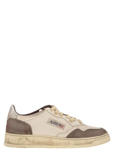 AUTRY SUPER VINTAGE - LEATHER SNEAKERS