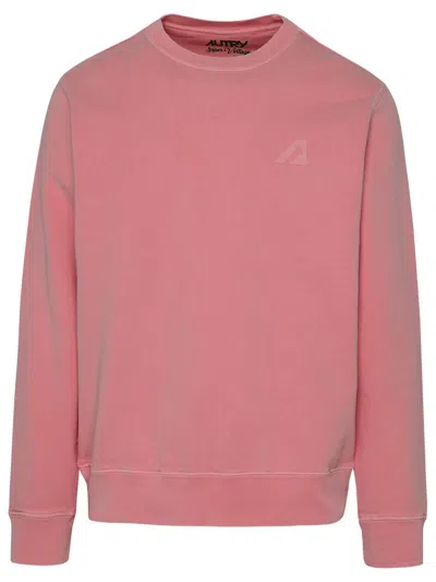 Autry Super Vintage Crewneck Sweatshirt In Pink