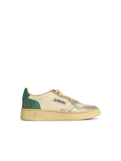 Autry 'super Vintage' Leather Sneakers In Multi