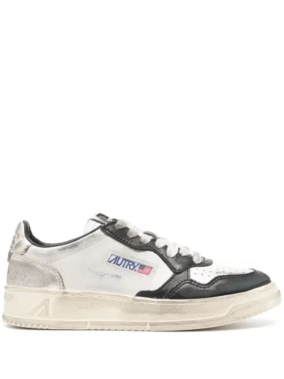 Autry Medalist Low Super Vintage Sneakers Multicolor In White