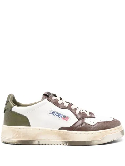 AUTRY SUPER VINTAGE LOW LEATHER SNEAKERS