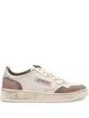 Autry Super Vintage Low Sneakers In Burn And Silver In Nude