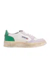Autry Super Vintage Leather Sneakers In Multicolor