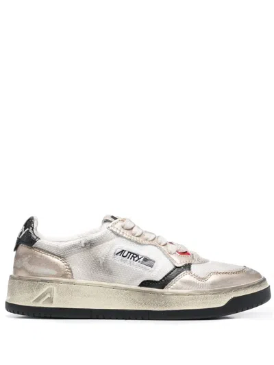 Autry Super Vintage Low-top Sneakers In Gray