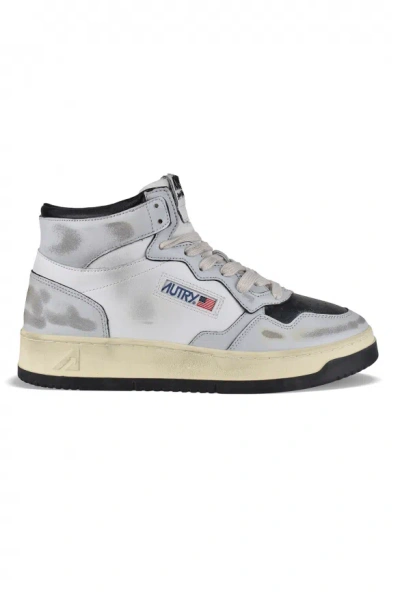 Autry Super Vintage Mid Sneakers In White