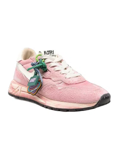 Autry Super Vintage Panelled Sneakers In Multi