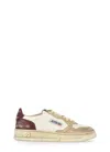 Autry Vintage Inspired Low-top Sneakers With Textured Accents