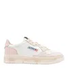 Autry Medalist Low-top Vintage Sneakers In Pink