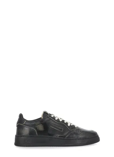 Autry Super Vintage Trainers In Black
