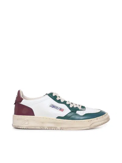 AUTRY SUPER VINTAGE SNEAKERS IN USED LEATHER