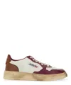 Autry Panelled Low-top Leather Sneakers In Multicolor