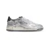 Autry Grey Lace Up Sneakers In Grey