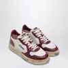 Autry Super Vintage White/purple/brown Sneaker