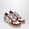 Autry Super Vintage White/purple/brown Sneaker