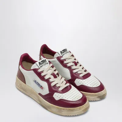 Autry Women's Super Vintage White/purple/brown Sneaker | Size 36 | Avlwsv40