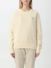Autry Cream Cotton Main Wom Sweatshirt In Weiss