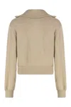 Autry Viscose Knit Jacket In Beige