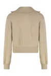 Autry Viscose Knit Jacket In Beige