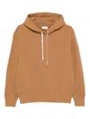 Autry Drawstring Hooded Knitwear With Ribbed Cuffs In Black