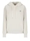 Autry Melange Light Grey Cotton Main Wom Sweatshirt In Grey