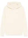 Autry Beige Cotton Sweatshirt With Hood And Logo Embroidery In Multicolor