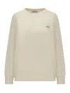 Autry Logo Label Jersey Sweatshirt In Yellow