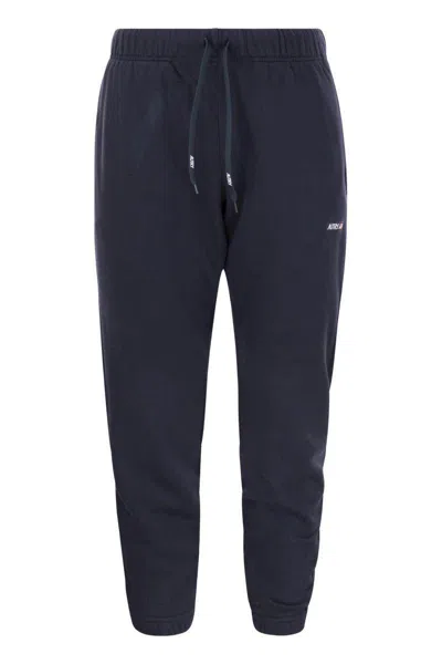 AUTRY AUTRY SWEATPANTS WITH LOGO PATCH