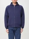Autry Logo Embroidered Zip-up Hooded Sweatshirt In Blue