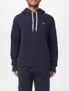 Autry Hooded Sweatshirt Drawstring Ribbed Cuffs In Blue