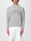 Autry Grey Cotton Sweatshirt In Gray